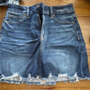 American Eagle Outfitters Blue Knee-Length Pencil Skirt